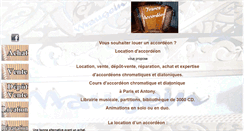 Desktop Screenshot of locationaccordeon.com